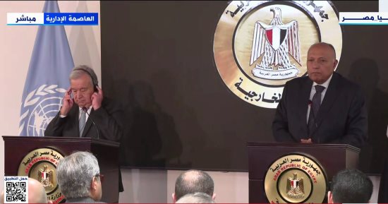جوتيريش ردا على سؤال "اليوم السابع": الأونروا العمود الفقرى للمساعدات فى غزة
