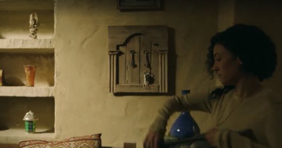 الفن – المفتاح الفلسطينى يزين جدار منزل مليحة في الحلقة الأولى من المسلسل – البوكس نيوز