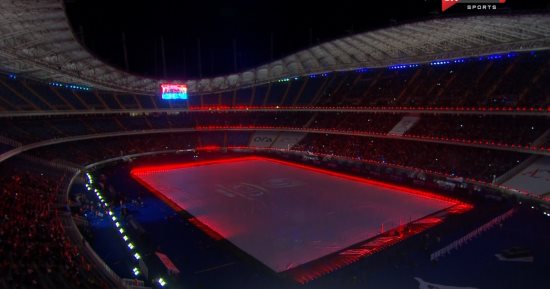 الجماهير تشعل مدرجات مباراة مصر وكرواتيا فى نهائى كأس عاصمة مصر.. فيديو