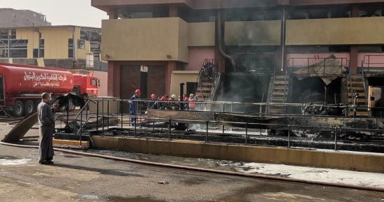 إصابة 3 أشخاص فى انفجار داخل محطة صرف المرج الجديدة 