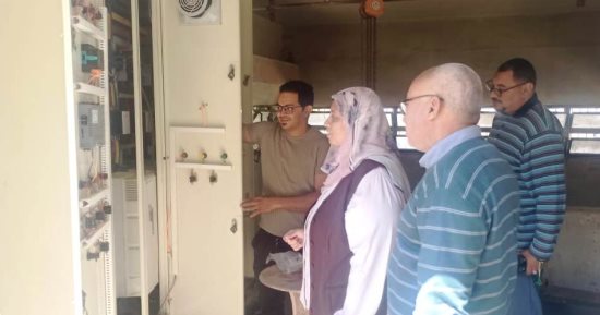 تشغيل جميع المحولات المغذية للمنطقة الصناعية بالعلاقى بأسوان