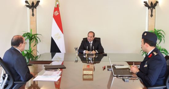 الرئيس السيسى يتابع تنفيذ مشروع مستقبل مصر بالدلتا الجديدة ويوجه بتحقيق طفرة تضمن قدرة الدولة على حماية الأمن الغذائى وزيادة الصادرات الزراعية.. ويؤكد: زيادة الإنتاج الزراعى يعد عصبا أساسيا للاقتصاد المصرى
