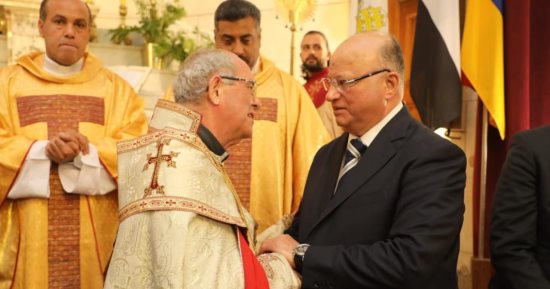 محافظ القاهرة يشهد احتفال بطريركية الأرمن الكاثوليك بعيد القيامة