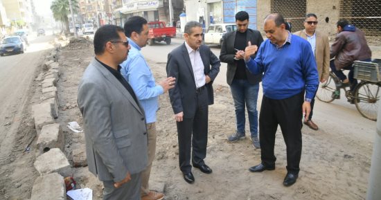 محافظ الغربية يتفقد مشروعات الرصف والتطوير بمركز ومدينة طنطا