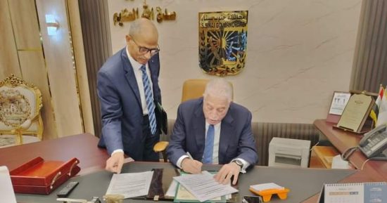 محافظ جنوب سيناء يصدق على 1037 حالة تصالح على مخالفات البناء.. صور