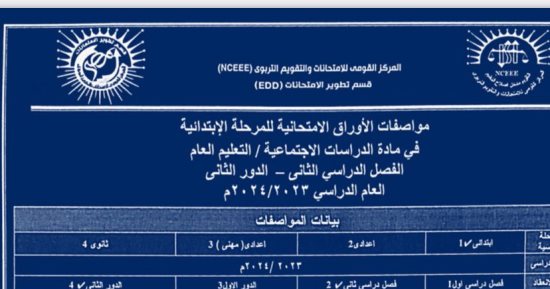 أسئلة امتحان الدراسات للصفوف الرابع والخامس والسادس الابتدائى من المقرر.. تفاصيل