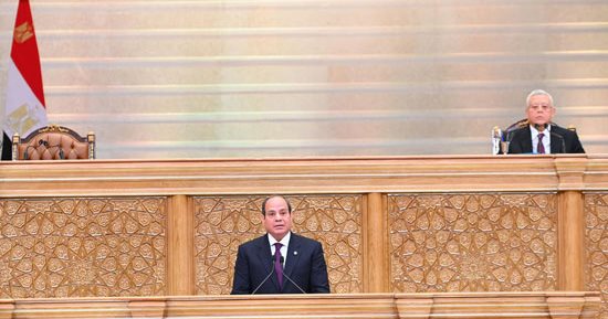 تنصيب الرئيس السيسى.. أقسم أن يظل أمن مصر وسلامة شعبها وتحقيق التنمية والتقدم خياره الأول.. استعرض ملامح ومستهدفات العمل الوطنى خلال المرحلة المقبلة.. وأكد تعزيز دور القطاع الخاص كشريك أساسى فى قيادة التنمية