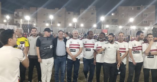 مباراة بين نجوم الأهلى والزمالك على أرض المراغة بسوهاج بحضور آلاف المشجعين.. فيديو