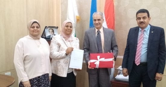 وفد وحدة المدارس المصرية اليابانية يزور جامعة أسوان لبحث سبل التعاون 