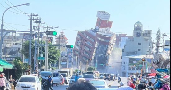 زلزال تايوان.. شاهد لحظة وقوع الهزة الأرضية الأقوى منذ 25 عاما “فيديو”