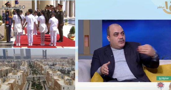  محمد الباز: بساطة حفل التنصيب جاءت مراعاة لما يحدث فى غزة