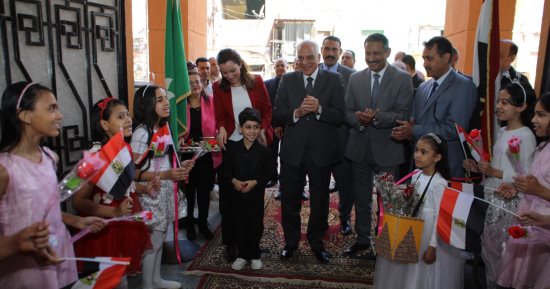 محافظ الجيزة يفتتح عددا من المدارس والمنشآت التعليمية بالدقى والهرم
