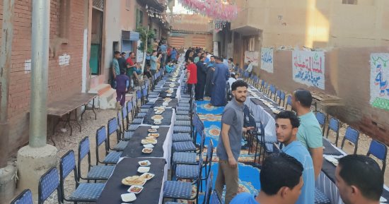 طن و500 كيلو لحوم و200 أرز بسمتي لإفطار 3 آلاف أسرة فى المنوفية.. فيديو