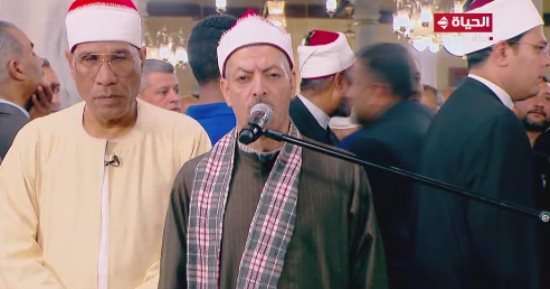 بث مباشر لصلاة التراويح من مسجد الإمام الحسين على قناة الحياة