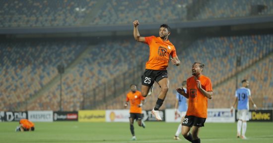 محمد هلال يحصد جائزة رجل مباراة البنك الأهلى والداخلية
