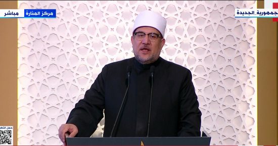 نص كلمة وزير الأوقاف باحتفالية ليلة القدر بحضور الرئيس السيسى