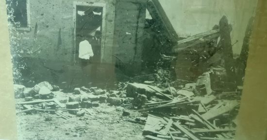شاهد آثار بقايا قصف العدوان الإسرائيلي لمدرسة بحر البقر فى الذكرى 54