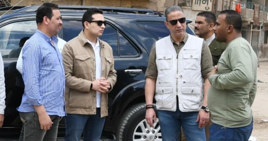 محافظ الفيوم يتفقد حالة النظافة العامة وموقف أبشواى.. صور