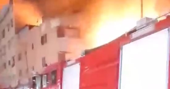 السيطرة على حريق بأحد المنازل وإصابة 13 شخصا فى المنيا