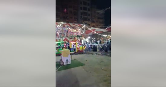 ملاهى الدقهلية كاملة العدد بإقبال كبير من الأطفال للاحتفال بالعيد.. فيديو