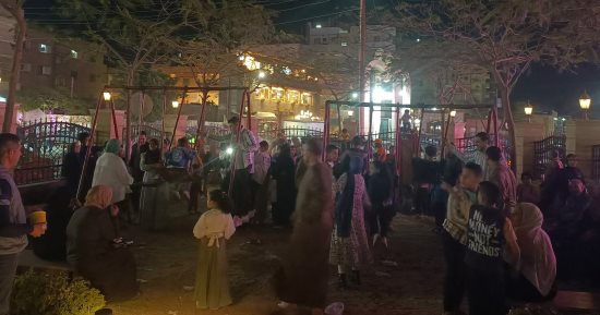 إقبال كبير من المواطنين على الحدائق العامة فى المنوفية بالعيد.. فيديو