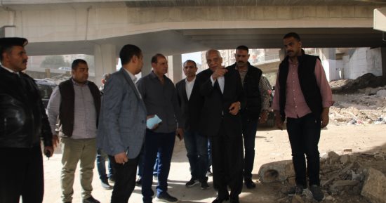 محافظ الجيزة يوجه بسرعة الانتهاء من أعمال رصف البر الشرقى والغربى لترعة المريوطية