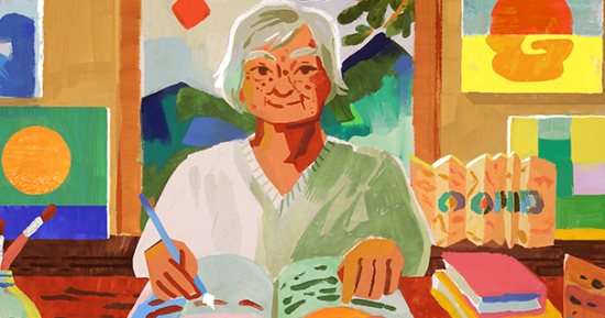 لا ميلادها ولا وفاتها تعرف على سبب احتفال جوجل بـ إيتيل عدنان