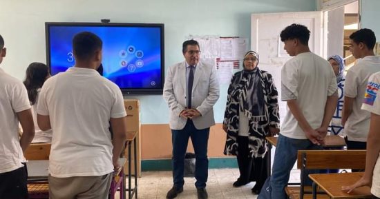 وكيل تعليم جنوب سيناء يتابع انتظام واستقرار العملية التعليمية بإدارة شرم الشيخ