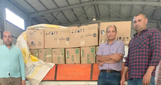 ضبط سيارتين نقل محملين 7300 عبوة ألعاب نارية فى الفيوم
