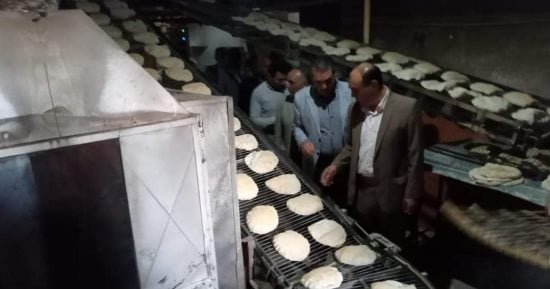 تحرير 31 محضرا بمخالفات لمخابز فى السنبلاوين 