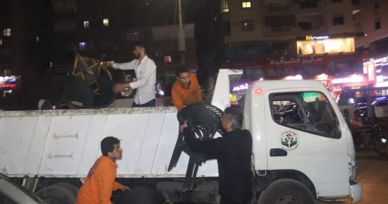 محافظ القليوبية يقود حملة إشغالات بشبرا الخيمة ويحرر 134 محضر مخالفة