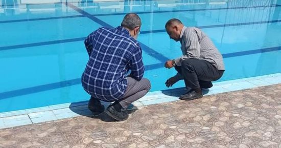 صحة دمياط تتابع مطابقة حمامات السباحة للمواصفات المطلوبة 