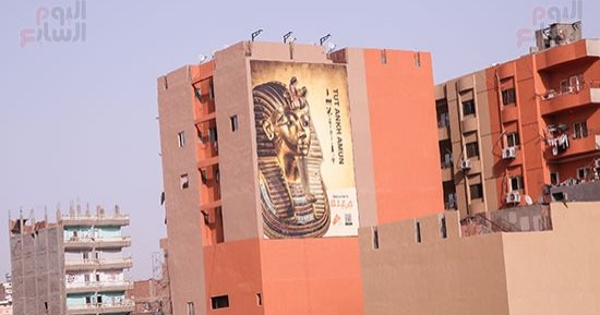 مراحل تجميل وتطوير الطريق الدائرى قبل افتتاح المتحف المصرى الكبير