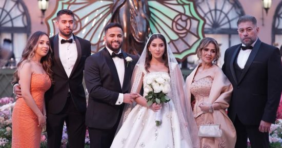 الصور الأولى من حفل زفاف نجل محمد فؤاد