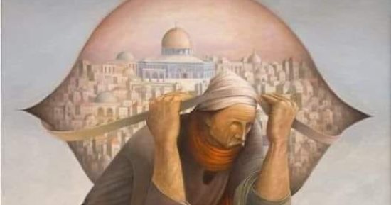 جمل المحامل .. لوحة سليمان منصور  الأشهر في قلب كل فلسطيني