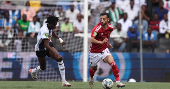 الأهلي ينهى إجراءات استقبال بعثة مازيمبى الكونغولى