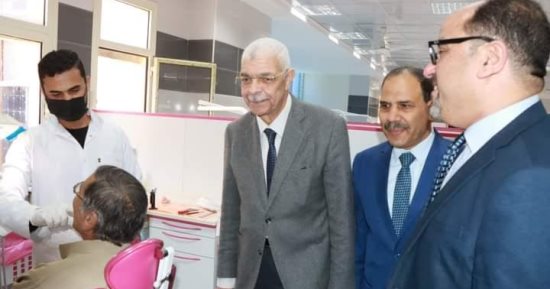 رئيس جامعة المنوفية: علاج 400 حالة مجانا فى العيادات الخارجية لكلية طب الأسنان