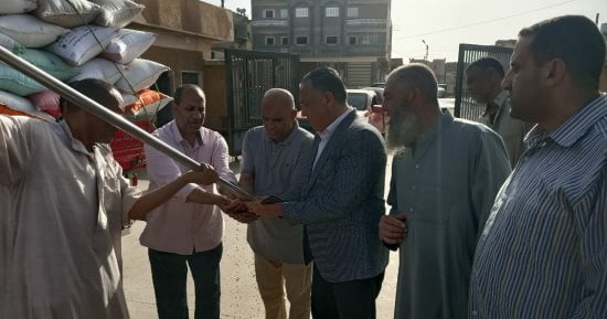 توريد 5151 طن قمح لـ25 موقعا فى محافظة كفر الشيخ  