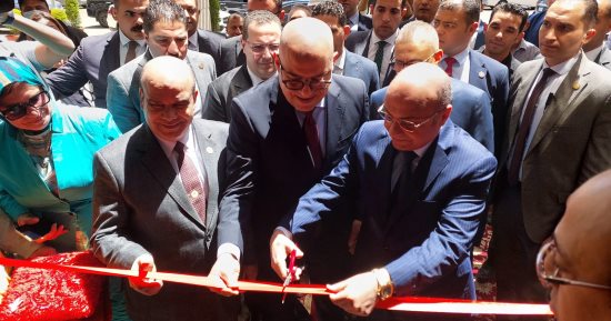 وزير العدل يفتتح مأمورية الشهر العقارى بالعاصمة الإدارية الجديدة.. صور