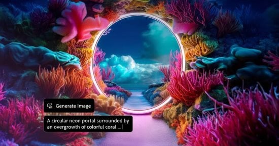آخر إصدار لـ Adobe Photoshop ينشئ صورا من مطالبات نصية بسيطة