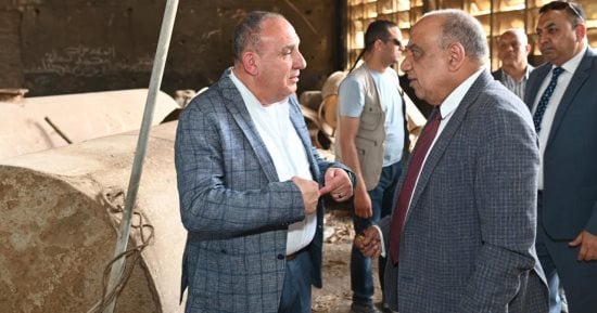 وزير قطاع الأعمال العام يتفقد أعمال تطوير مصانع شركة النصر لصناعة المواسير