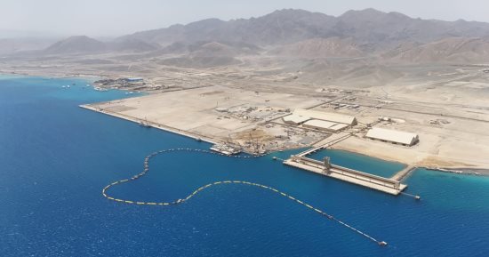 وزارة النقل تنشر أحدث تصوير لمشروع المحطة متعددة الأغراض بميناء سفاجا.. فيديو