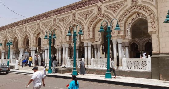 أول صلاة جمعة فى التوقيت الجديد من مسجد عبد الرحيم القنائي بقنا