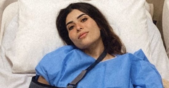 جراحة يد ناجحة لـ شروق فؤاد كابتن سيدات طائرة الأهلي.. صورة