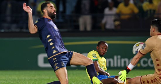 شوط أول سلبي بين صن داونز ضد الترجي في دوري أبطال أفريقيا
