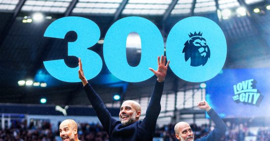 كل ما قدمه جوارديولا في 300 مباراة بالدوري الإنجليزي