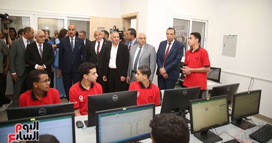 افتتاح "أكاديمية السويدى وبنك التعمير والإسكان الفنية" بمدينة السادات الصناعية