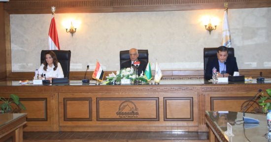 محافظ الجيزة يسلم منحا مالية لـ35 فتاة من اليتيمات المقبلات على الزواج