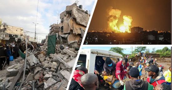 العالم هذا المساء.. 75 ألف طن متفجرات تلقيها إسرائيلى على غزة.. جيش الاحتلال يرتكب 3 مجازر جديدة خلال 24 ساعة فى القطاع تسفر عن 34 شهيدا و68 مصابا.. مصرع 42 شخصا في انهيار سد كيجابي شمال كينيا.. صور
