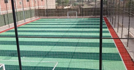 "حياة كريمة" فى البلد.. الانتهاء من تشطيب مركز شباب شبرا قلوج بمركز زفتى فى الغربية.. فرش صالات الألعاب الفردية ومبنى الخدمات وتنجيل الملعب.. والأهالى: المبادرة حققت أحلامنا ووفرت كافة المشروعات الخدمية.. صور
